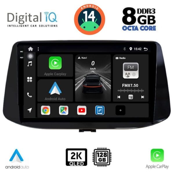 AIN-139708 - Digital iQ - DIGITAL IQ BXF 11233_CPAA (9inc) MULTIMEDIA TABLET for HYUNDAI i30 mod. 2018> - ALL IN POINT - LEFKELIS.GR