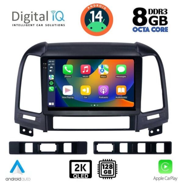 DIGITAL IQ BXF 11239_CPAA (9inc) MULTIMEDIA TABLET for HYUNDAI SANTA FE mod. 2005-2013 - Image 2