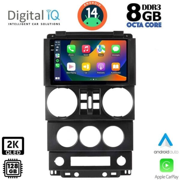 DIGITAL IQ BXF 8294_CPAA (9inc) MULTIMEDIA TABLET for JEEP WRANGLER mod. 2006-2011 - Image 2