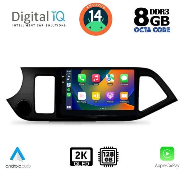 DIGITAL IQ BXF 11308_CPAA (9inc) MULTIMEDIA TABLET for KIA PICANTO mod. 2011-2017 - Image 2