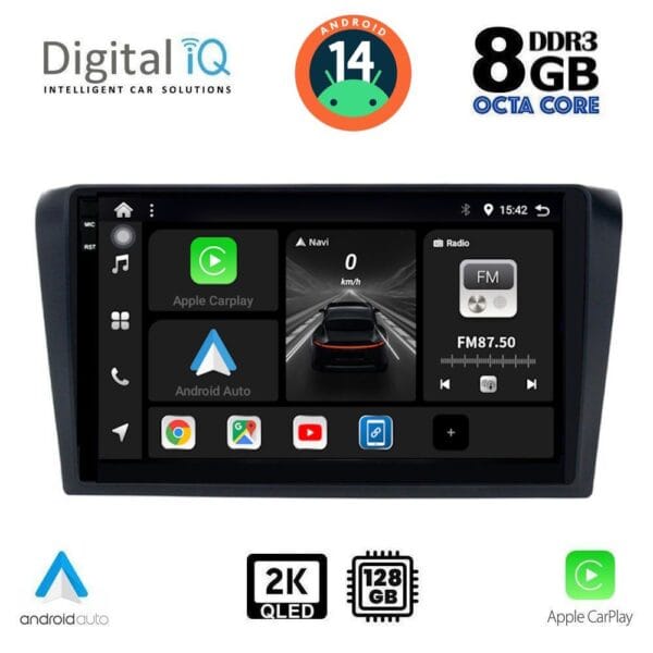 AIN-139852 - Digital iQ - DIGITAL IQ BXF 11365_CPAA (9inc) MULTIMEDIA TABLET for MAZDA 3 mod. 2003-2008 - ALL IN POINT - LEFKELIS.GR