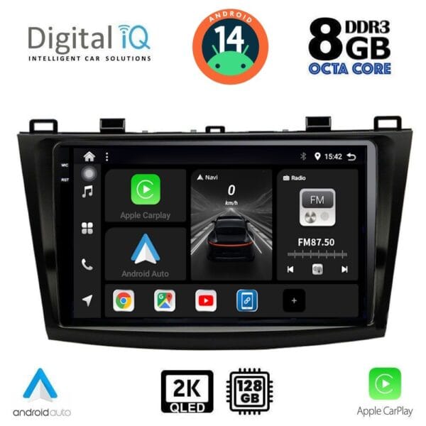 AIN-139853 - Digital iQ - DIGITAL IQ BXF 11366_CPAA (9inc) MULTIMEDIA TABLET for MAZDA 3 mod. 2009-2014 - ALL IN POINT - LEFKELIS.GR