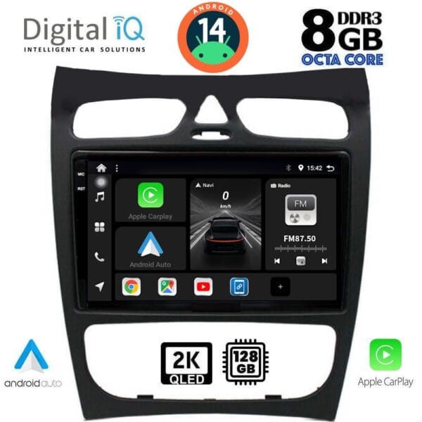 AIN-139717 - Digital iQ - DIGITAL IQ BXF 11406_CPAA (9inc) MULTIMEDIA TABLET for MERCEDES CLK (W209) mod. 2000-2004 - ALL IN POINT - LEFKELIS.GR