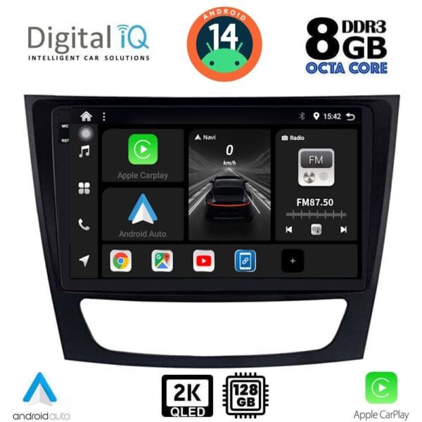 AIN-139865 - Digital iQ - DIGITAL IQ BXF 11408_CPAA (9inc) MULTIMEDIA TABLET for MERCEDES E (W211) – CLS (W219) mod. 2003-2009 - ALL IN POINT - LEFKELIS.GR