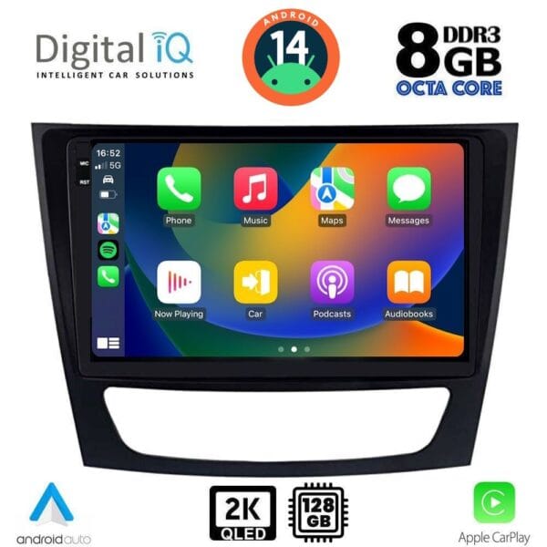 DIGITAL IQ BXF 8408_CPAA (9inc) MULTIMEDIA TABLET for MERCEDES E (W211) – CLS (W219) mod. 2003-2009 - Image 2