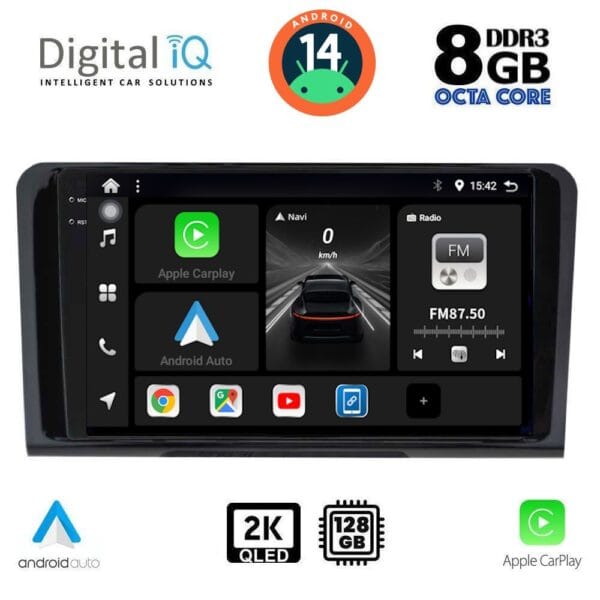 AIN-139866 - Digital iQ - DIGITAL IQ BXF 11414_CPAA (9inc) MULTIMEDIA TABLET for MERCEDES ML (W164) – GL (X164) mod. 2005-2011 - ALL IN POINT - LEFKELIS.GR