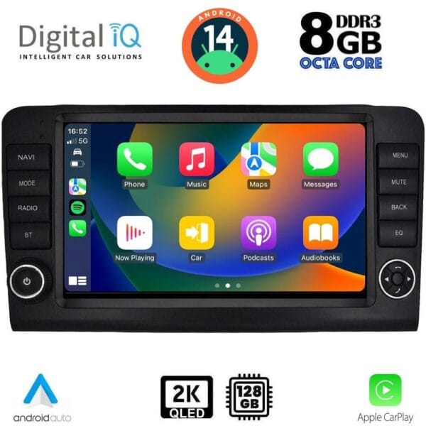 DIGITAL IQ BXF 11416_CPAA (9inc) MULTIMEDIA TABLET for MERCEDES ML (W164) – GL (X164) mod. 2005-2011 - Image 2