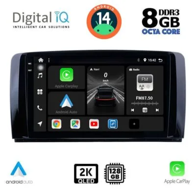 AIN-139766 - Digital iQ - DIGITAL IQ BXF 11422_CPAA (9inc) MULTIMEDIA TABLET for MERCEDES R (W251) mod. 2006-2015 - ALL IN POINT - LEFKELIS.GR
