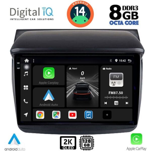 AIN-139872 - Digital iQ - DIGITAL IQ BXF 11436_CPAA (9inc) MULTIMEDIA TABLET for MITSUBISHI L200 mod. 2006-2015 - ALL IN POINT - LEFKELIS.GR