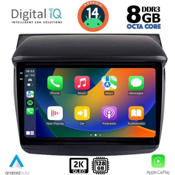 DIGITAL IQ BXF 8436_CPAA (9inc) MULTIMEDIA TABLET for MITSUBISHI L200 mod. 2006-2015 - Image 2