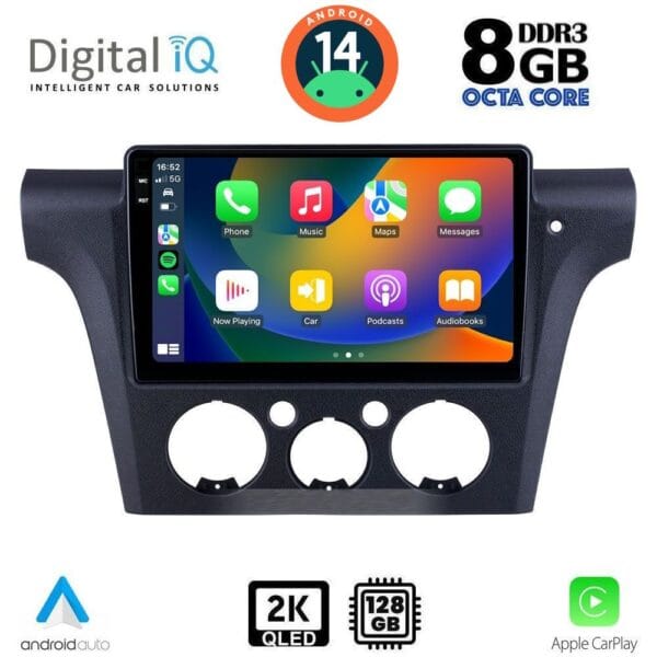 DIGITAL IQ BXF 8441_CPAA CLIMA (10inc) MULTIMEDIA TABLET for MITSUBISHI OUTLANDER mod. 2001-2005 with CLIMA - Image 2