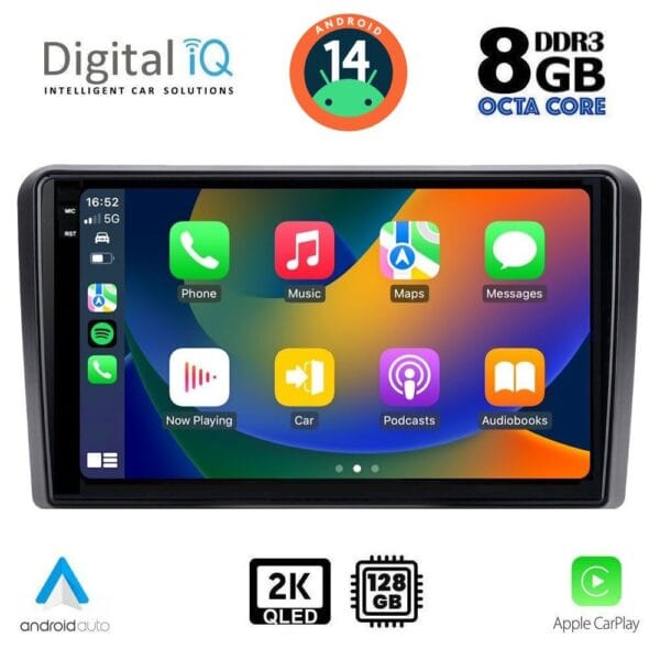 DIGITAL IQ BXF 8454_CPAA CLIMA (9inc) MULTIMEDIA TABLET for NISSAN NAVARA D40 mod. 2006-2011 με CLIMA - Image 2