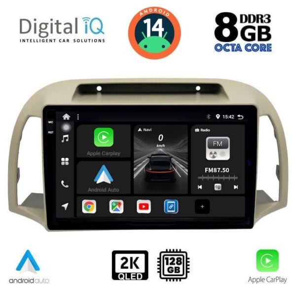 AIN-139735 - Digital iQ - DIGITAL IQ BXF 11457_CPAA (9inc) MULTIMEDIA TABLET for NISSAN MICRA K12 mod. 2002-2010 - ALL IN POINT - LEFKELIS.GR