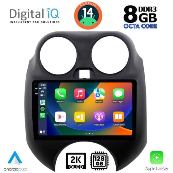 DIGITAL IQ BXF 11459_CPAA (9inc) MULTIMEDIA TABLET for NISSAN MICRA mod. 2010-2014 - Image 2