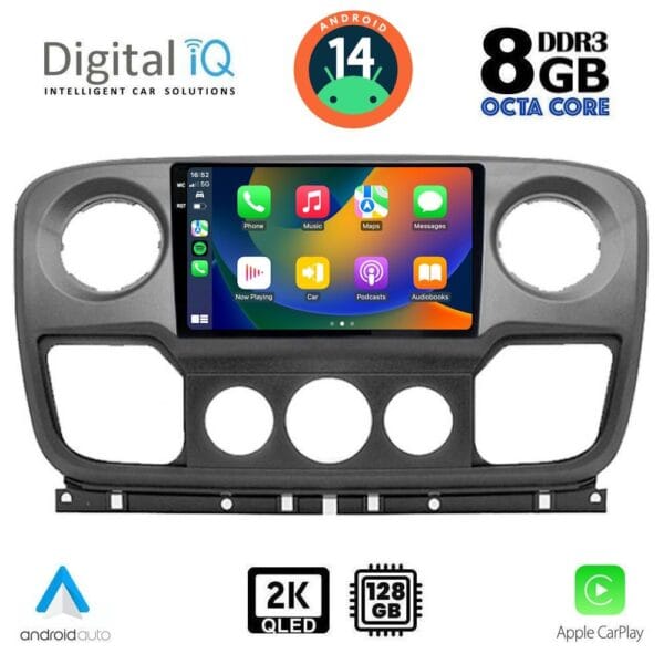 DIGITAL IQ BXF 11463_CPAA (10inc) MULTIMEDIA TABLET for NISSAN NV400 - OPEL MOVANO - RENAULT MASTER mod. 2010-2020 - Image 2