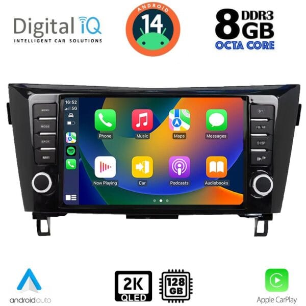 DIGITAL IQ BXF 8467_CPAA (9inc) MULTIMEDIA TABLET for NISSAN QASHQAI - XTRAIL mod. 2014-2021 - Image 2
