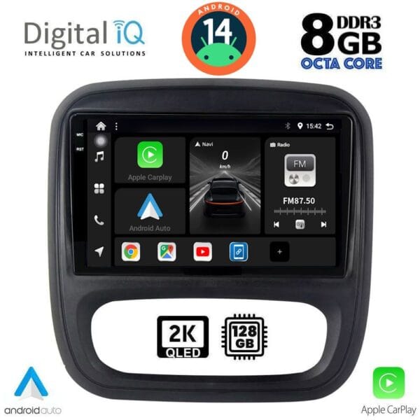 AIN-139960 - Digital iQ - DIGITAL IQ BXF 11499_CPAA (9inc) MULTIMEDIA TABLET for OPEL VIVARO – RENAULT TRAFIC – FIAT TALENDO – NISSAN NV 300 mod. 2014> - ALL IN POINT - LEFKELIS.GR