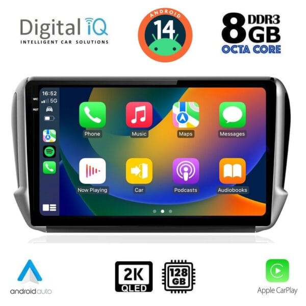 DIGITAL IQ BXF 11508_CPAA (10inc) MULTIMEDIA TABLET for PEUGEOT 208-2008 mod. 2012-2021 - Image 2