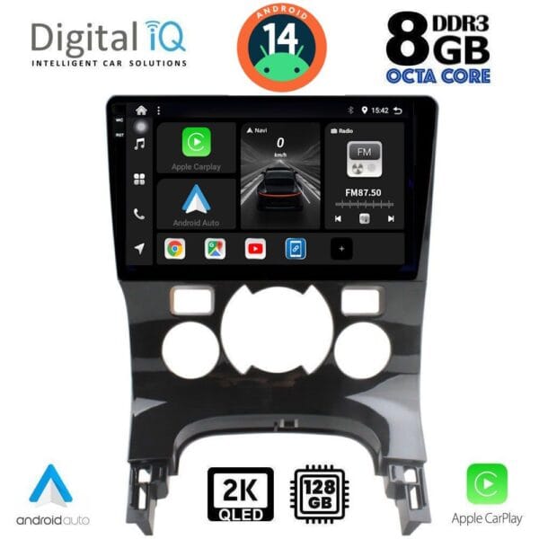 AIN-139899 - Digital iQ - DIGITAL IQ BXF 11515_CPAA CLIMA (9inc) MULTIMEDIA TABLET for PEUGEOT 3008 mod. 2008-2016 με CLIMA - ALL IN POINT - LEFKELIS.GR
