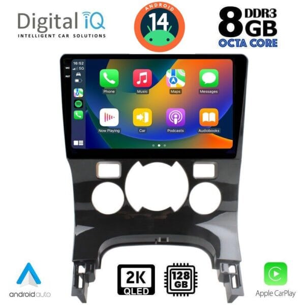 DIGITAL IQ BXF 8515_CPAA CLIMA (9inc) MULTIMEDIA TABLET for PEUGEOT 3008 mod. 2008-2016 με CLIMA - Image 2