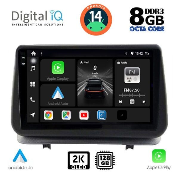 AIN-139736 - Digital iQ - DIGITAL IQ BXF 11543_CPAA (9inc) MULTIMEDIA TABLET for RENAULT CLIO mod. 2005-2011 - ALL IN POINT - LEFKELIS.GR