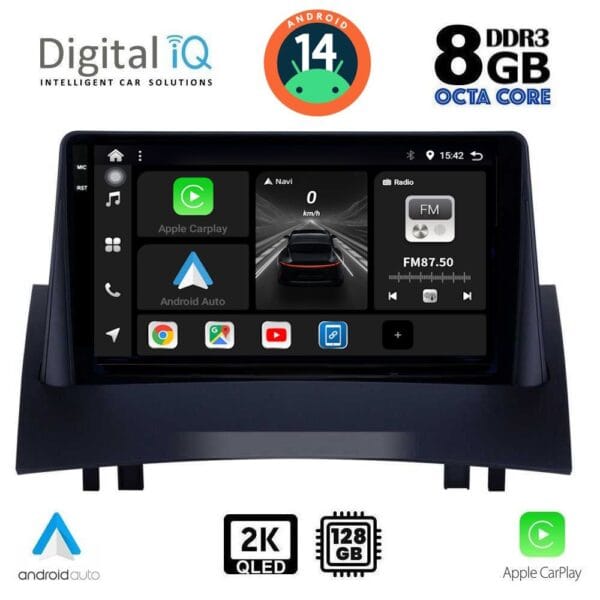 AIN-139905 - Digital iQ - DIGITAL IQ BXF 11555_CPAA (9inc) MULTIMEDIA TABLET for RENAULT MEGANE 2 mod. 2002-2008 - ALL IN POINT - LEFKELIS.GR