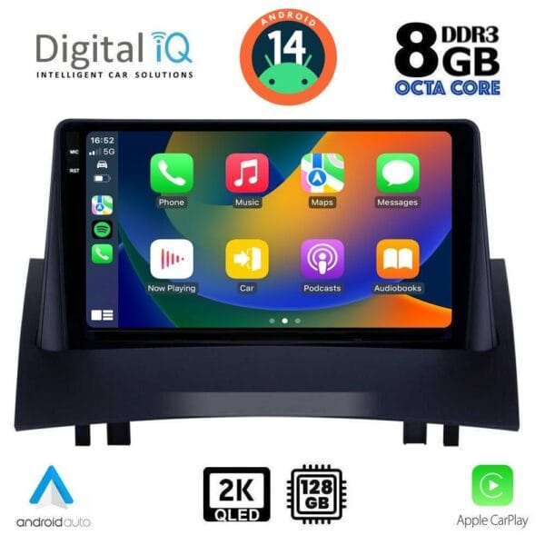 DIGITAL IQ BXF 11555_CPAA (9inc) MULTIMEDIA TABLET for RENAULT MEGANE 2 mod. 2002-2008 - Image 2