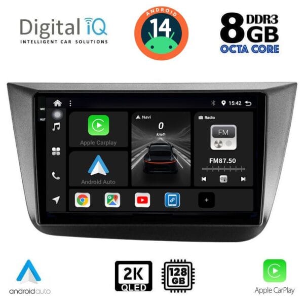 AIN-139906 - Digital iQ - DIGITAL IQ BXF 11570_CPAA (9inc) MULTIMEDIA TABLET for SEAT ALTEA mod. 2004-2015 - ALL IN POINT - LEFKELIS.GR