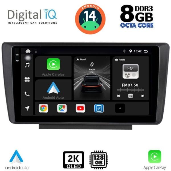 AIN-139649 - Digital iQ - DIGITAL IQ BXF 11594_CPAA (9inc) MULTIMEDIA TABLET for SKODA OCTAVIA 5 mod. 2005-2012 - ALL IN POINT - LEFKELIS.GR
