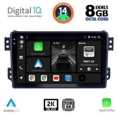 AIN-139884 - Digital iQ - DIGITAL IQ BXF 11682_CPAA (9inc) MULTIMEDIA TABLET for OPEL AGILA - SUZUKI SPLASH mod. 2008> - ALL IN POINT - LEFKELIS.GR