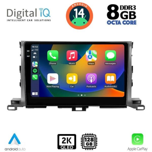DIGITAL IQ BXF 11700_CPAA (10inc) MULTIMEDIA TABLET for TOYOTA HIGHLANDER mod. 2014-2019 - Image 2