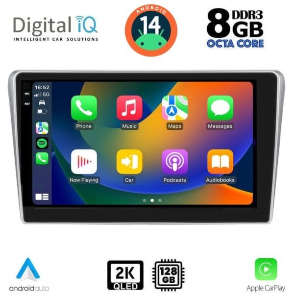DIGITAL IQ BXF 11704_CPAA (9inc) MULTIMEDIA TABLET for TOYOTA AVENSIS (T25) mod. 2003-2009 - Image 2