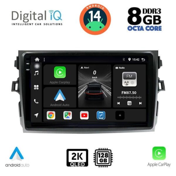 AIN-139934 - Digital iQ - DIGITAL IQ BXF 11713_CPAA (9inc) MULTIMEDIA TABLET for TOYOTA COROLLA 4D mod. 2006-2012 - ALL IN POINT - LEFKELIS.GR