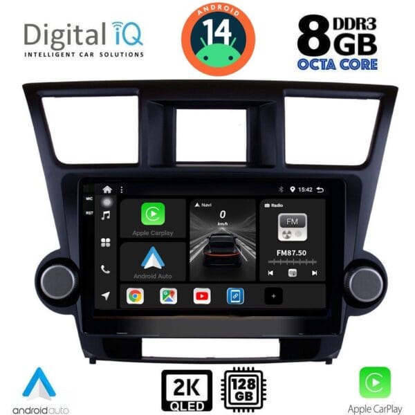 AIN-139528 - Digital iQ - DIGITAL IQ BXF 11719_CPAA (10inc) MULTIMEDIA TABLET for TOYOTA HIGHLANDER mod. 2008-2015 - ALL IN POINT - LEFKELIS.GR