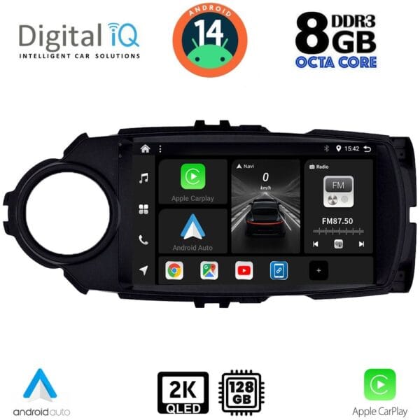 AIN-139633 - Digital iQ - DIGITAL IQ BXF 11737FL_CPAA (9inc) MULTIMEDIA TABLET for TOYOTA YARIS mod. 2015-2020 - ALL IN POINT - LEFKELIS.GR