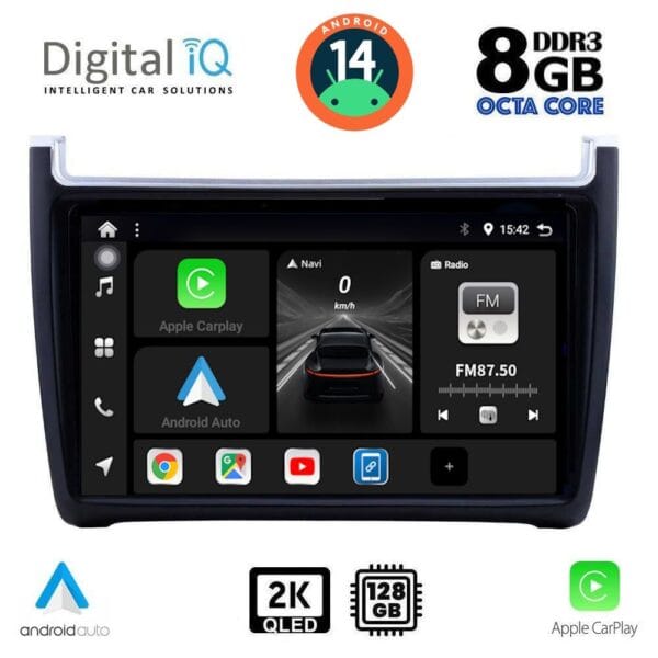 AIN-139948 - Digital iQ - DIGITAL IQ BXF 11757_CPAA (9inc) MULTIMEDIA TABLET for VW POLO mod. 2014-2017 - ALL IN POINT - LEFKELIS.GR
