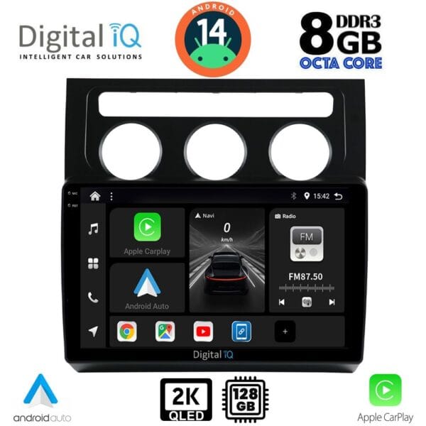 AIN-139512 - Digital iQ - DIGITAL IQ BXF 11767_CPAA CLIMA (10inc) MULTIMEDIA TABLET for VW TOURAN mod. 2003-2010 - ALL IN POINT - LEFKELIS.GR
