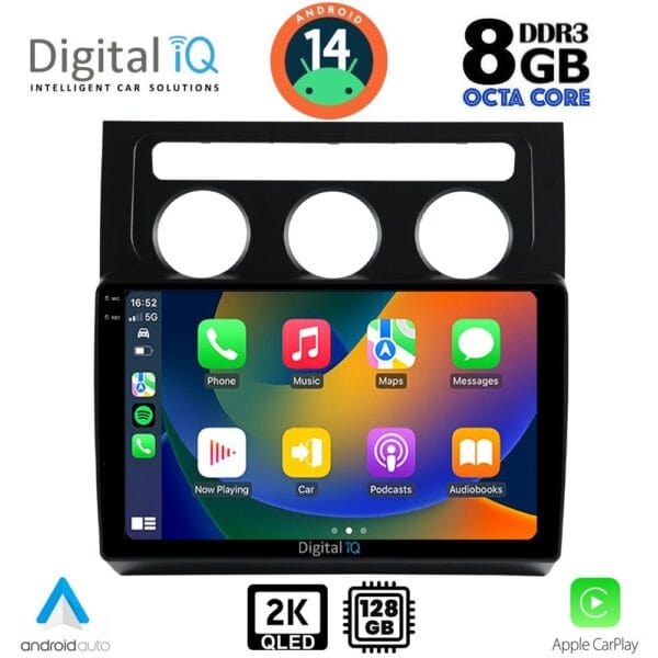 DIGITAL IQ BXF 11767_CPAA CLIMA (10inc) MULTIMEDIA TABLET for VW TOURAN mod. 2003-2010 - Image 2