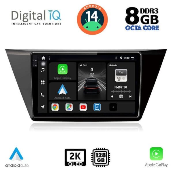 AIN-139510 - Digital iQ - DIGITAL IQ BXF 11769_CPAA (10inc) MULTIMEDIA TABLET for VW TOURAN mod. 2016> - ALL IN POINT - LEFKELIS.GR