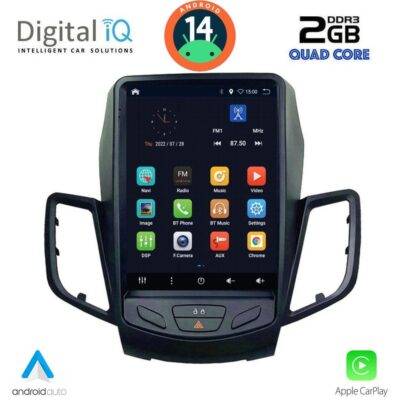 AIN-132484 - Digital iQ - DIGITAL IQ BXC 3854_CPAA TESLA STYLE for FORD FIESTA mod. 2008-2017 - ALL IN POINT - LEFKELIS.GR