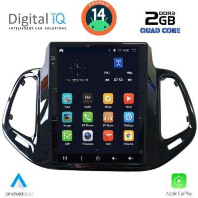 AIN-132460 - Digital iQ - DIGITAL IQ BXC 3878_CPAA TESLA STYLE for JEEP COMPASS mod. 2017-2020 - ALL IN POINT - LEFKELIS.GR
