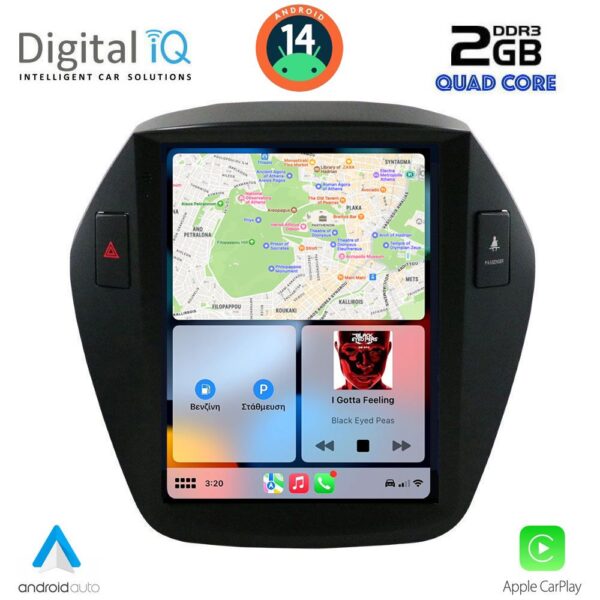 DIGITAL IQ BXC 3896_CPAA TESLA STYLE for HYUNDAI IX35 mod. 2010-2015 - Image 2