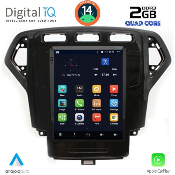 AIN-132476 - Digital iQ - DIGITAL IQ BXC 3957_CPAA TESLA STYLE for FORD MONDEO mod. 2007-2010 - ALL IN POINT - LEFKELIS.GR