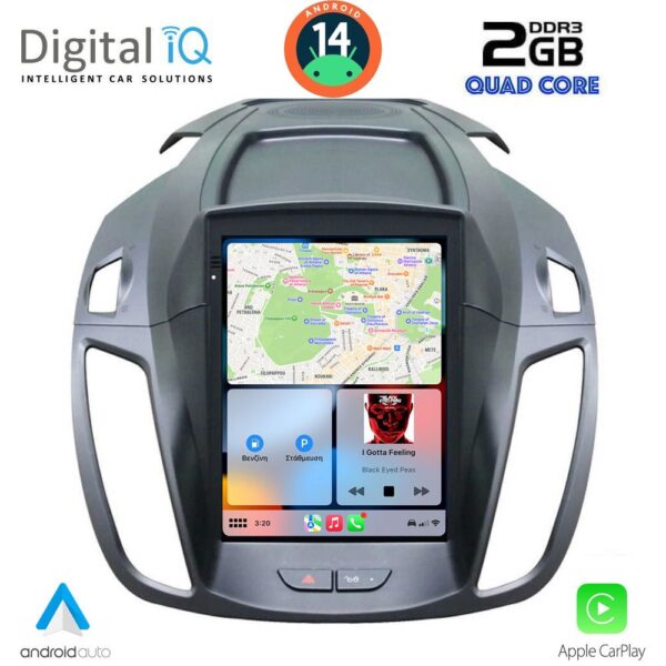 DIGITAL IQ BXC 3964_CPAA TESLA STYLE for FORD KUGA mod. 2013-2019 - Image 2