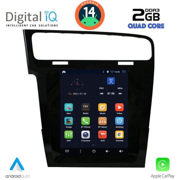 AIN-132466 - Digital iQ - DIGITAL IQ BXC 3985_CPAA TESLA STYLE for VW GOLF 7 mod. 2013> - ALL IN POINT - LEFKELIS.GR