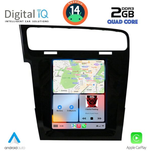 DIGITAL IQ BXC 3985_CPAA TESLA STYLE for VW GOLF 7 mod. 2013> - Image 2