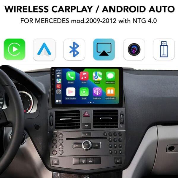 AIN-98614 - Digital iQ - DIGITAL IQ BZ 244 CPAA (CARPLAY / ANDROID AUTO BOX for MERCEDES mod.2007-2011 with NTG 4.0) - ALL IN POINT - LEFKELIS.GR