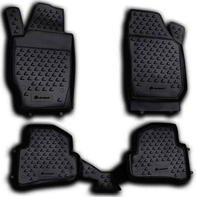 ALL IN POINT ΜΑΡΚΕ ΠΑΤΑΚΙΑ ΣΕ ΣΚΑΦΗ TPE ΛΑΣΤΙΧΟ ΓΙΑ SKODA FABIA 05/2007-2015  ΣΕ ΜΑΥΡΟ ΧΡΩΜΑ NOVLINE - 4 ΤΕΜ. - AIN-159829 LEFKELIS.GR