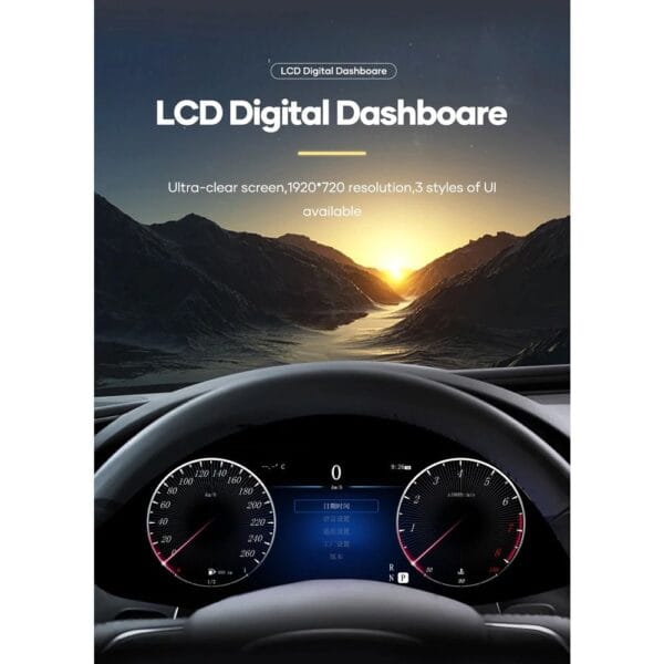 DIGITAL IQ DGU 981_IC (12.3in) MERCEDES CLA C117 / GLA X156 mod. 2013-2019 DIGITAL DASHBOARD - Image 4