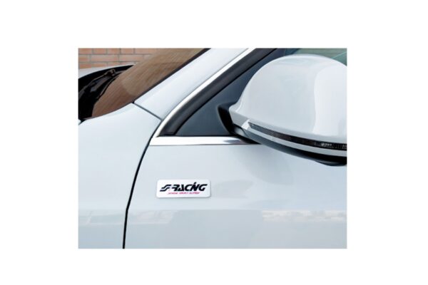 ΜΕΤΑΛΛΙΚΟ ΑΥΤΟΚΟΛΛΗΤΟ LOGO ''SIMONI RACING'' ΑΛΟΥΜΙΝΙΟΥ 94x32mm SIMONI RACING - 1ΤΕΜ. - Image 2
